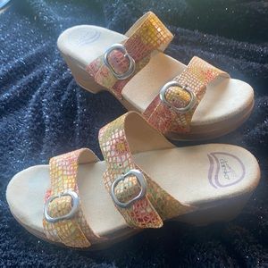 Dansko sandals.  Size 37 (6.5).  Like new